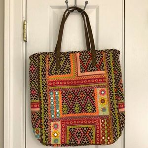 Anthropologie - never used. 17 x 17 inches tall and wide.4.5 inches on bottom.